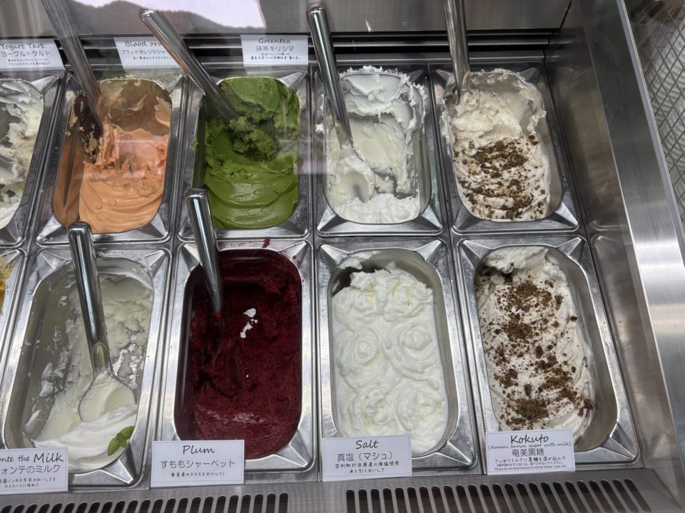★奄美大島旅行記 1日目 「ラフォンテ(LaFonte)」大人気ジェラート店でトリプル堪能!南国フルーツが最高です!食事 スイーツ メニュー おすすめ フレーバー オススメ