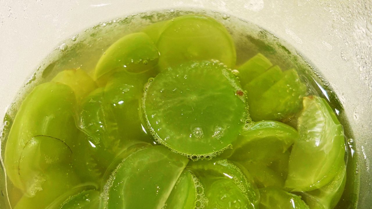 ★かんたん！「シャインマスカットのシロップ漬け」の作り方 レシピ 簡単 食べた感想