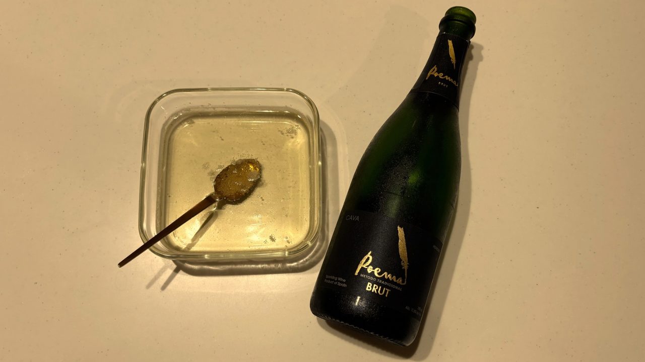 ★余ったワインで作れる！「スパークリングワインのゼリー」の作り方 レシピ ジュレ 食べた感想