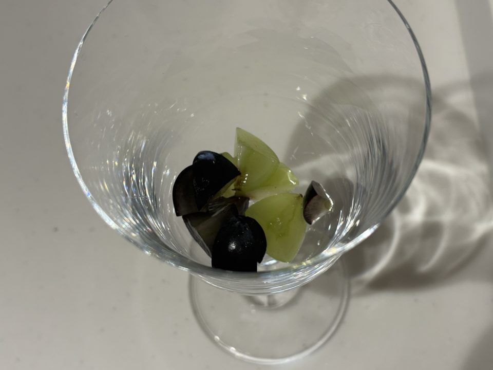 ★「シャインマスカットとナガノパープルのパフェ」の作り方 レシピ 食べた感想