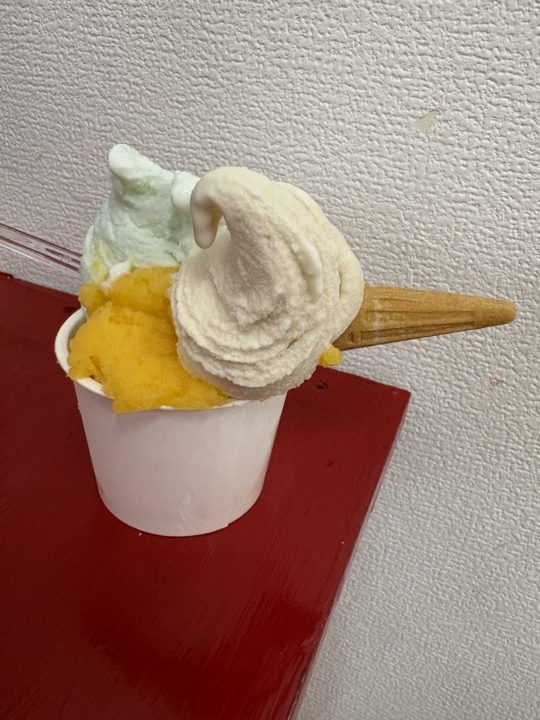 たっちゃんのジェラート(ジェラテリアアンティカ奄美店)」奄美大島素材がオススメ! 写真 メニュー 奄美大島 鹿児島旅行 旅行 鹿児島県