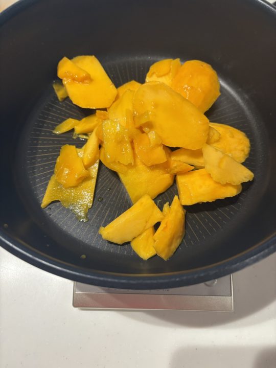 ★「マンゴージェラート」の作り方 レシピ マンゴーの切り方 食べごろ 旬 食べた感想