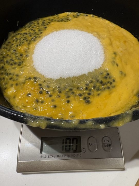 ★「パッションフルーツ・マンゴー・バナナジェラート」の作り方 レシピ 食べた感想