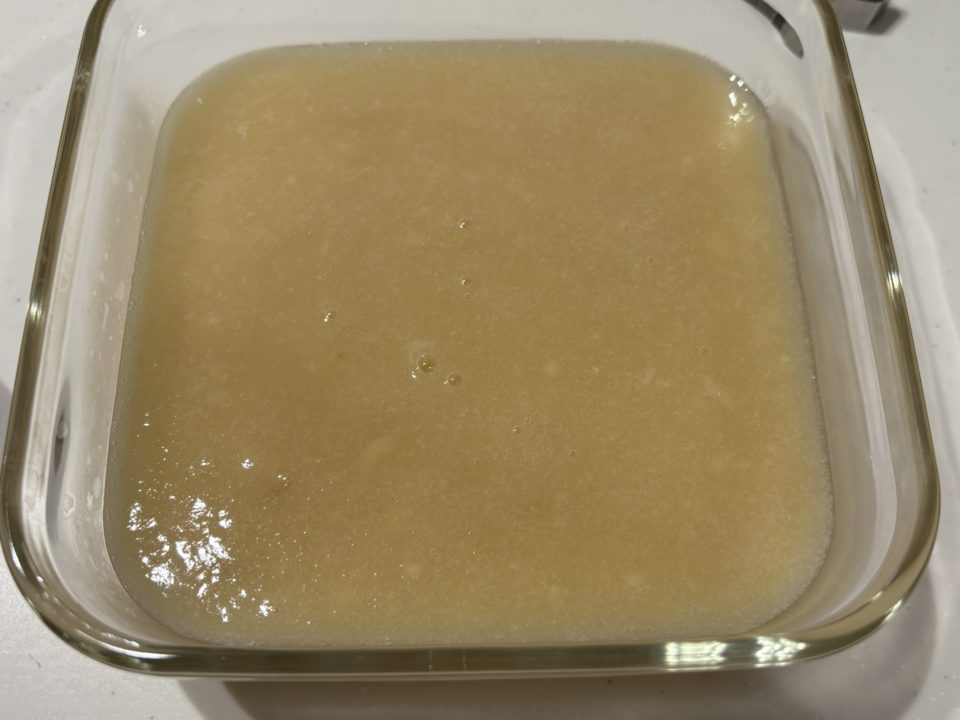 ★「白桃と白ワインのジェラート」の作り方 レシピ 食べた感想