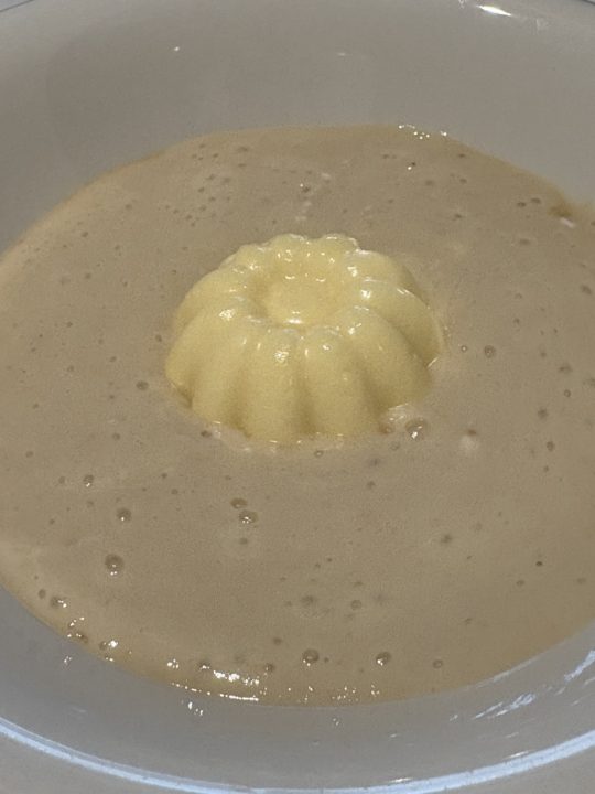 ★「スペシャル！白桃のスープ」作り方 レシピ 食べた感想 パッションフルーツ ジェラート ババロア