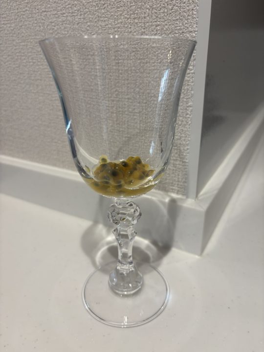 ★「マンゴーパフェ」作り方 レシピ 食べた感想 パッションフルーツ バナナ トロピカル