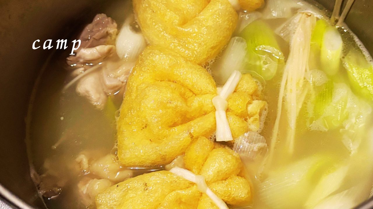 ★キャンプ飯 天ぷら、お鍋などしっかりめ編 サバサンド、ポテトチップス、クッキングイベントにも参加しました