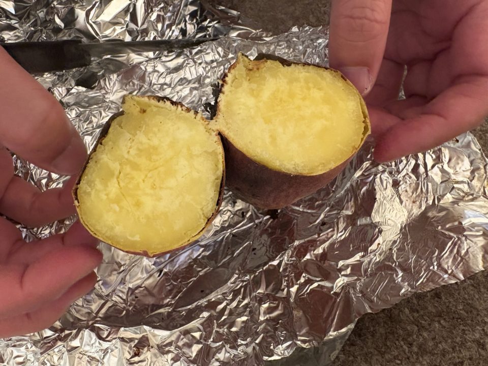 ★キャンプ飯 少しがっつりメインも編 パスタ、アヒージョ、フライドポテト、鍋、うどん、柿とクリームチーズのホイル焼き、焼き芋