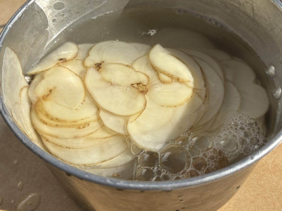 ★キャンプ飯 天ぷら、お鍋などしっかりめ編 サバサンド、ポテトチップス、クッキングイベントにも参加しました