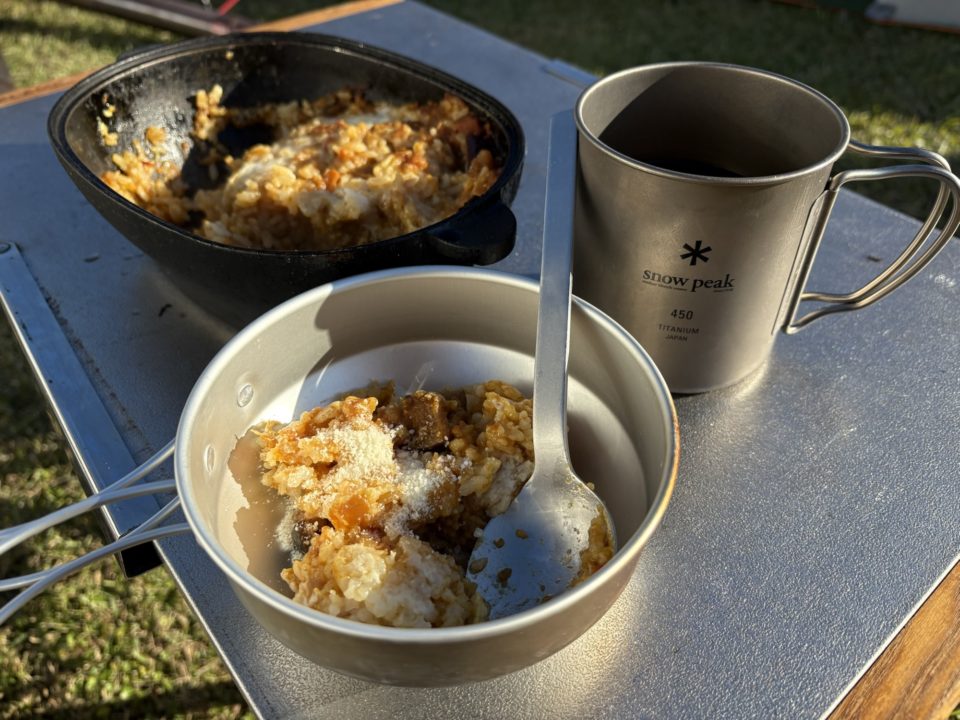 ★スノーピーク ストアイベント「コロダッチオバールでクッキング」焚き火でカレードリア!snowpeak都城