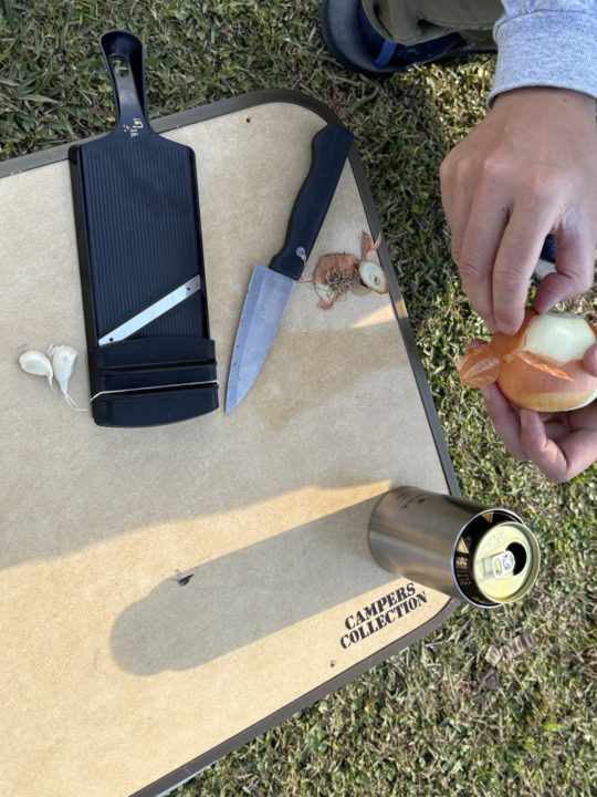 ★キャンプ飯 天ぷら、お鍋などしっかりめ編 サバサンド、ポテトチップス、クッキングイベントにも参加しました