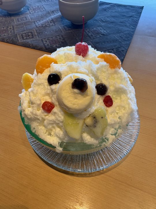 ★仙厳園茶寮で鶏飯とスイーツを堪能！写真付きレビュー「名勝 仙厳園内にあるカフェレストラン」＠鹿児島旅行 鶏飯 白くま かき氷 さりょくま 白熊