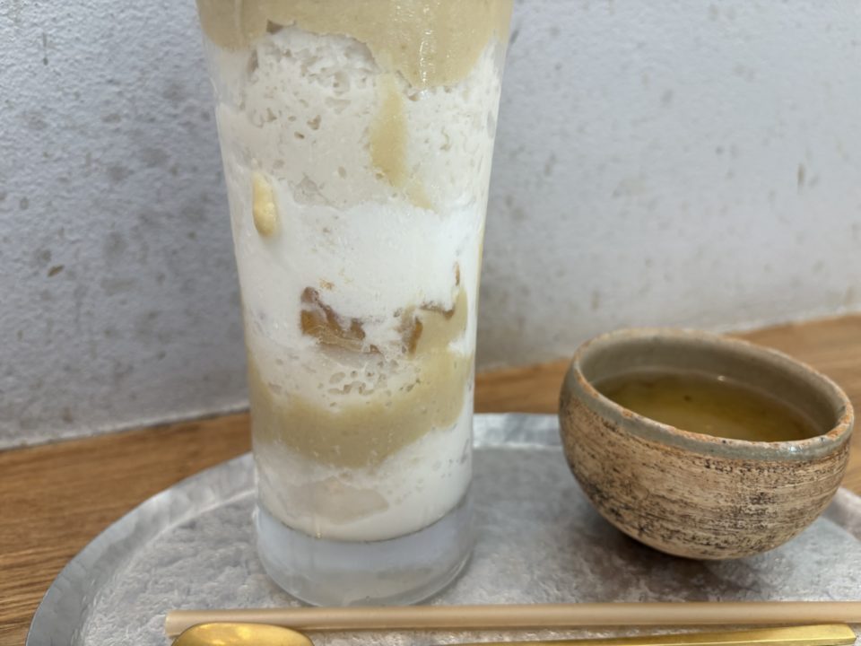 ★大好きな「水菓子屋」でレディースセット＆さつまいものパフェ氷＆パンプキンクリームキャラメル堪能！＠宮崎県都城市