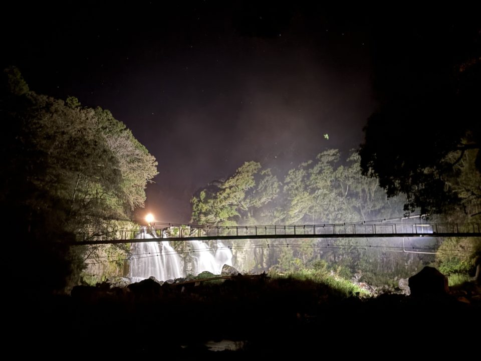 ★関之尾滝 日本の滝百選に納得!昼は水しぶき、夜は夜景がすごい! スノーピーク都城からも歩いて行けます!@宮崎県都城市