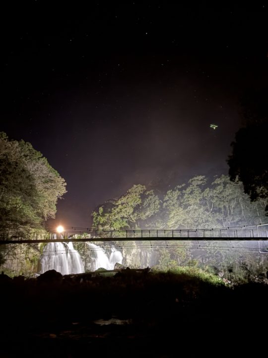 ★関之尾滝 日本の滝百選に納得!昼は水しぶき、夜は夜景がすごい! スノーピーク都城からも歩いて行けます!@宮崎県都城市