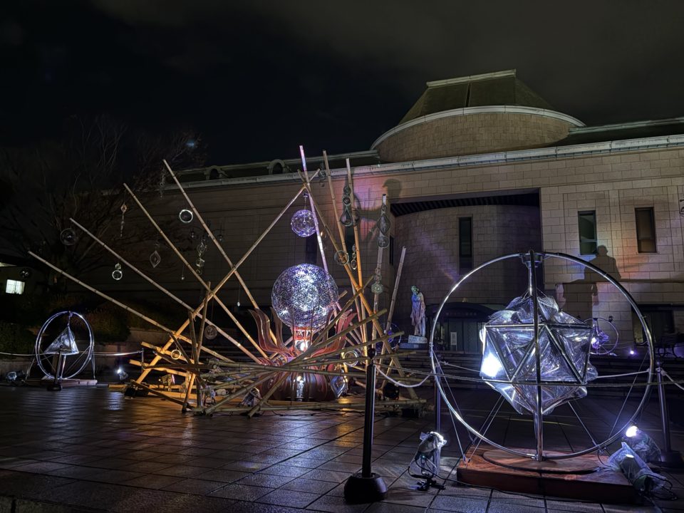アンクス美術館イルミネーション＠鹿児島市立美術館 クリスマス 夜景