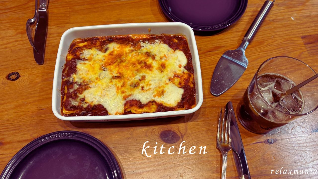 パスタマシンを使った夫のレパートリー集★ラザニア・ミートソース・カルボナーラ