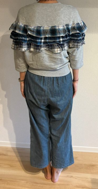 コーディネート
MM6デニム
ディーゼルフリルスウェットトレーナー