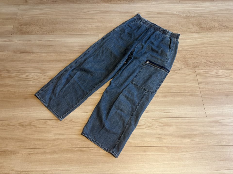 履きやすくて楽!しかもオシャレな「MM6 Maison Margiela(エムエム6 メゾンマルジェラ)デニム」 古着屋さん戦利品 ジーンズ ジーパン レディース ウエストゴム 写真